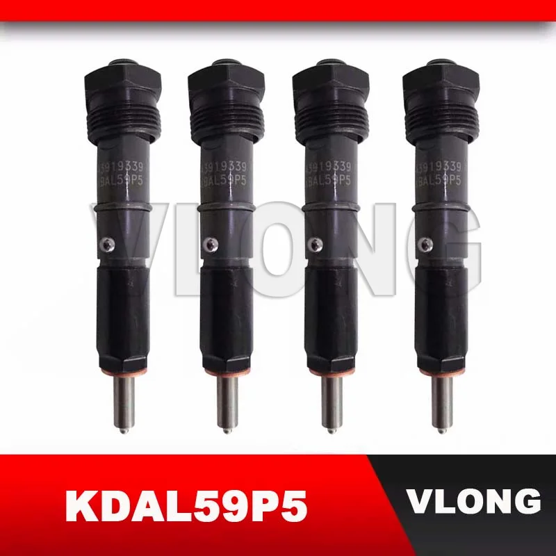 4PCS Diesel Engine Fuel Injector Assembly KBAL59P5 KDAL59P5 3919339 4991297 4089727 For 89-93 Dodge Cummins 6BT 5.9L 6CT 6BT5.9