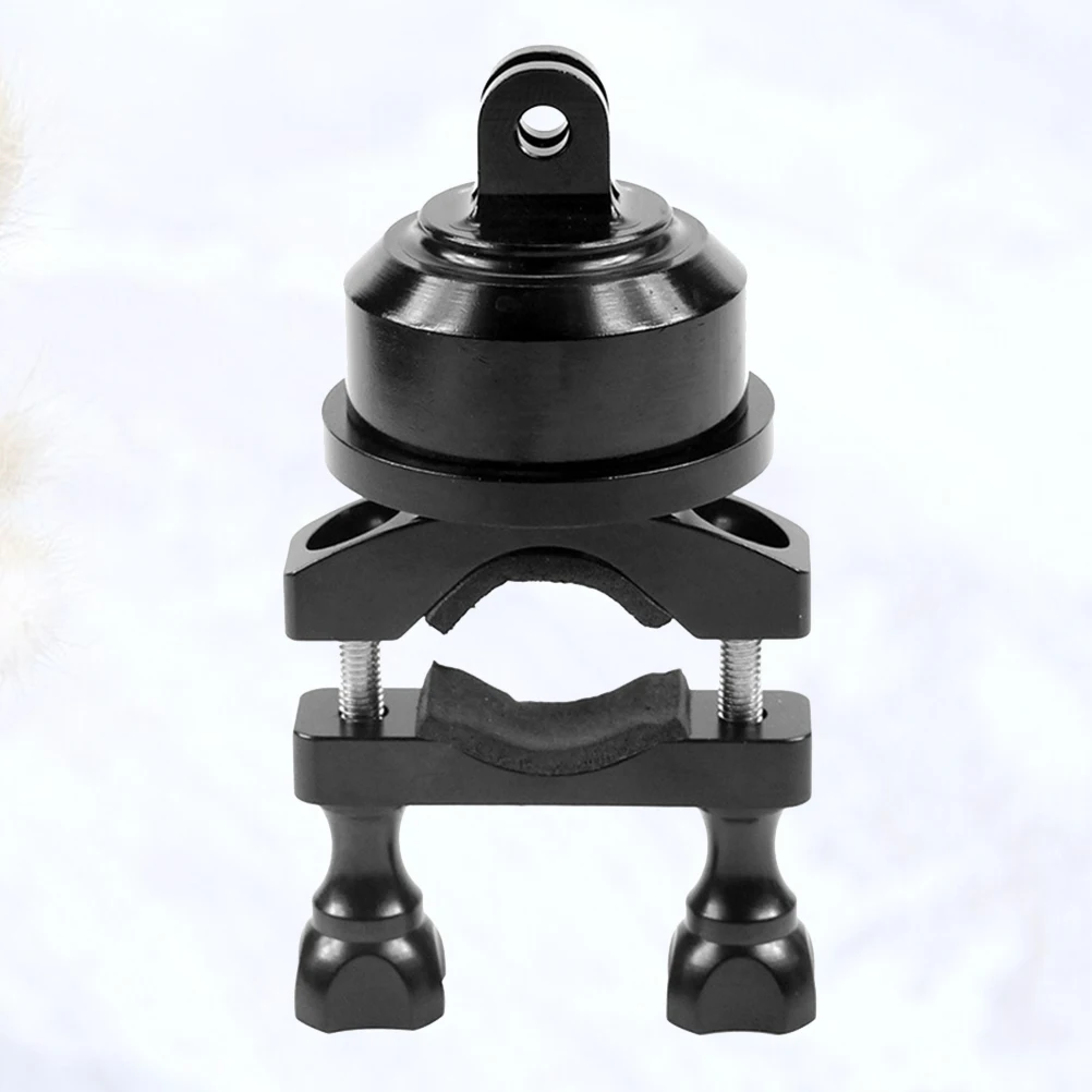 

1pcs 360 Degree Camera Stand Handlebar Mount for Bike Motorcycle Durable Aluminum Alloy Rotating Design Panoramic Video Shooting