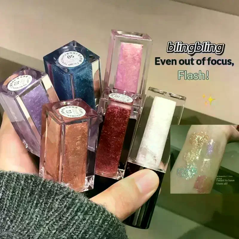 7 Colors Chameleon Glitter Lip Gloss Lasting Moisturizing Translucent Liquid Lipstick Shimmer Lip Glaze Plumper Makeup Cosmetics