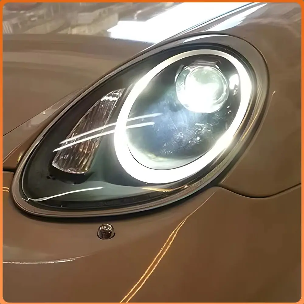 For Porsche Boxster Cayman 987.1 2004-2008 LED Auto Headlight Assembly Upgrade High-Quality Projection Lens, Car Tools