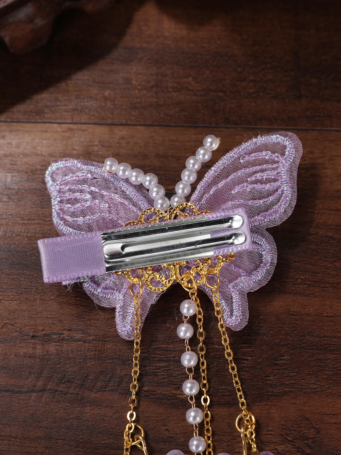 Children\'s Hanfu Hair Accessories Super Immortal Butterfly Tassel Hair Clip Elegant Girl Ancient Style Flower Headwear Ancient S