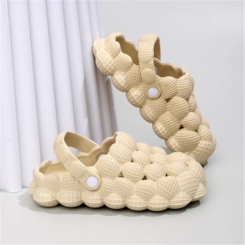 Slipper Women Men EVA Cute Bubble Ball Slides Sandals Summer Indoor Massage Outdoor Shoes Closed Toe Anti-Slip Fashion Designer