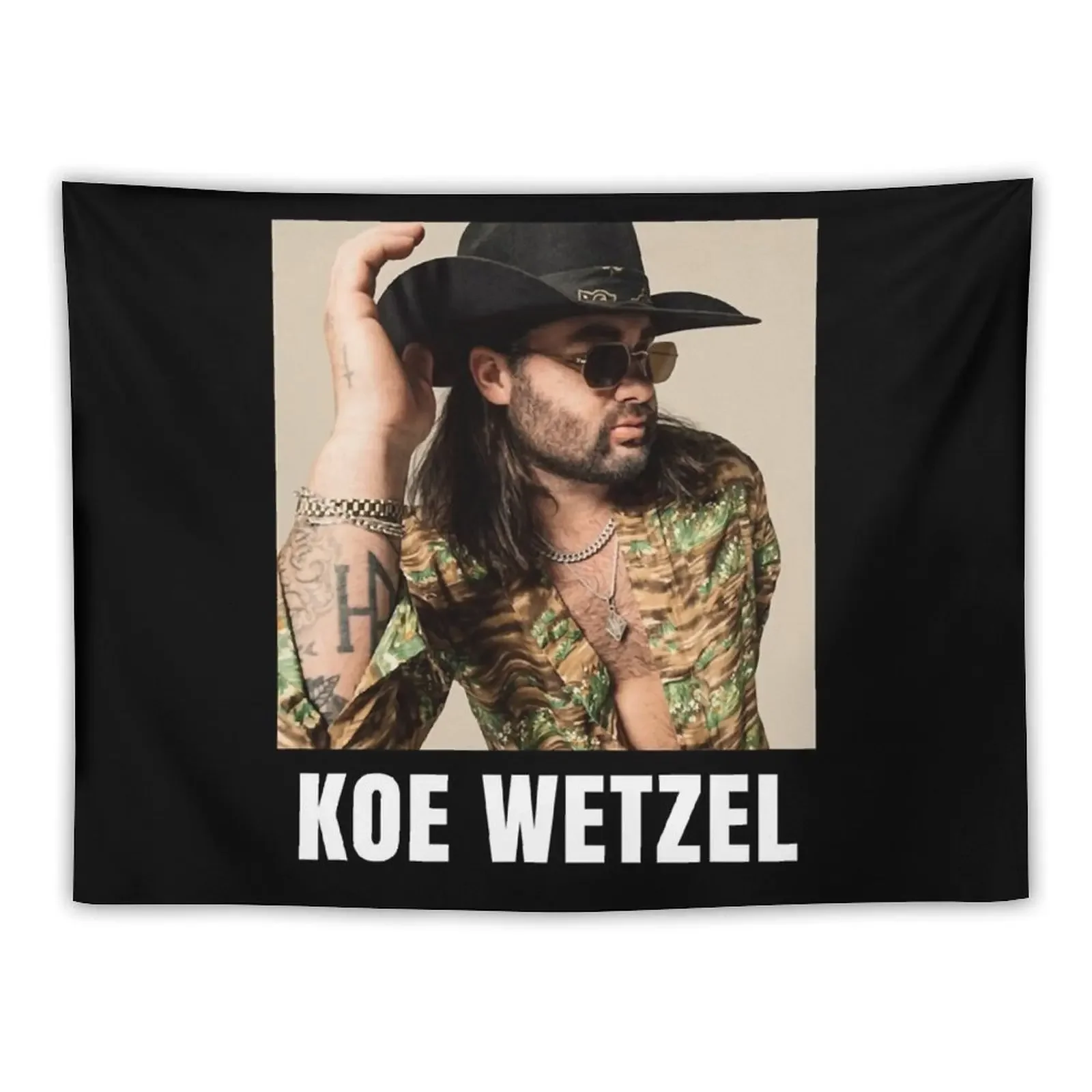 

Music Vintage Retro Koe Wetzel Gifts For Music Fans Tapestry Bathroom Decor Hanging Wall Decor For Bedroom Wall Mural Tapestry