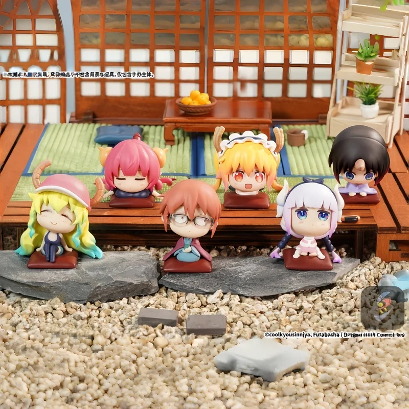 

In Stock Kobayashi's Dragon Maid S Q Version Figure Onsen Trip Ver Trendy Toy Desktop Decoration Ornament Collectible Gift Toys