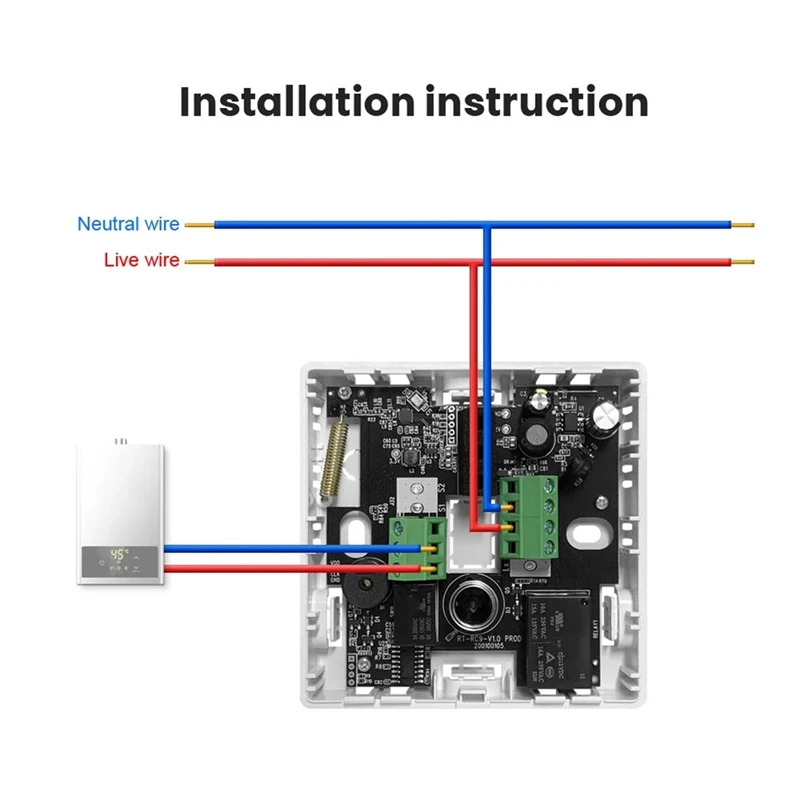 Tuya Smart Wifi Wireless Thermostat For Gas Boiler Heating Battery RF 433MHZ Thermostat Temperature Controller Alexa