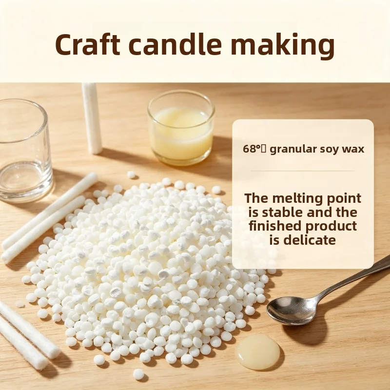 Soy Wax Flake - 500g 68 ° Serpihan Lilin Kedelai