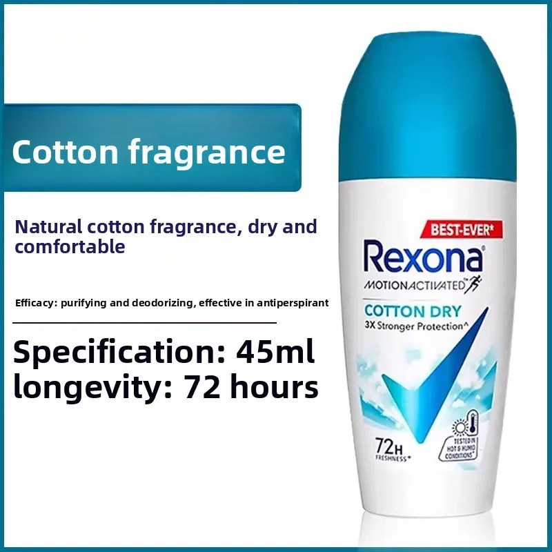 レクソナ-ロールオン-デオドラント-45ml、フローラルの香りと長続きする爽快感、女性用制汗剤、タイ製