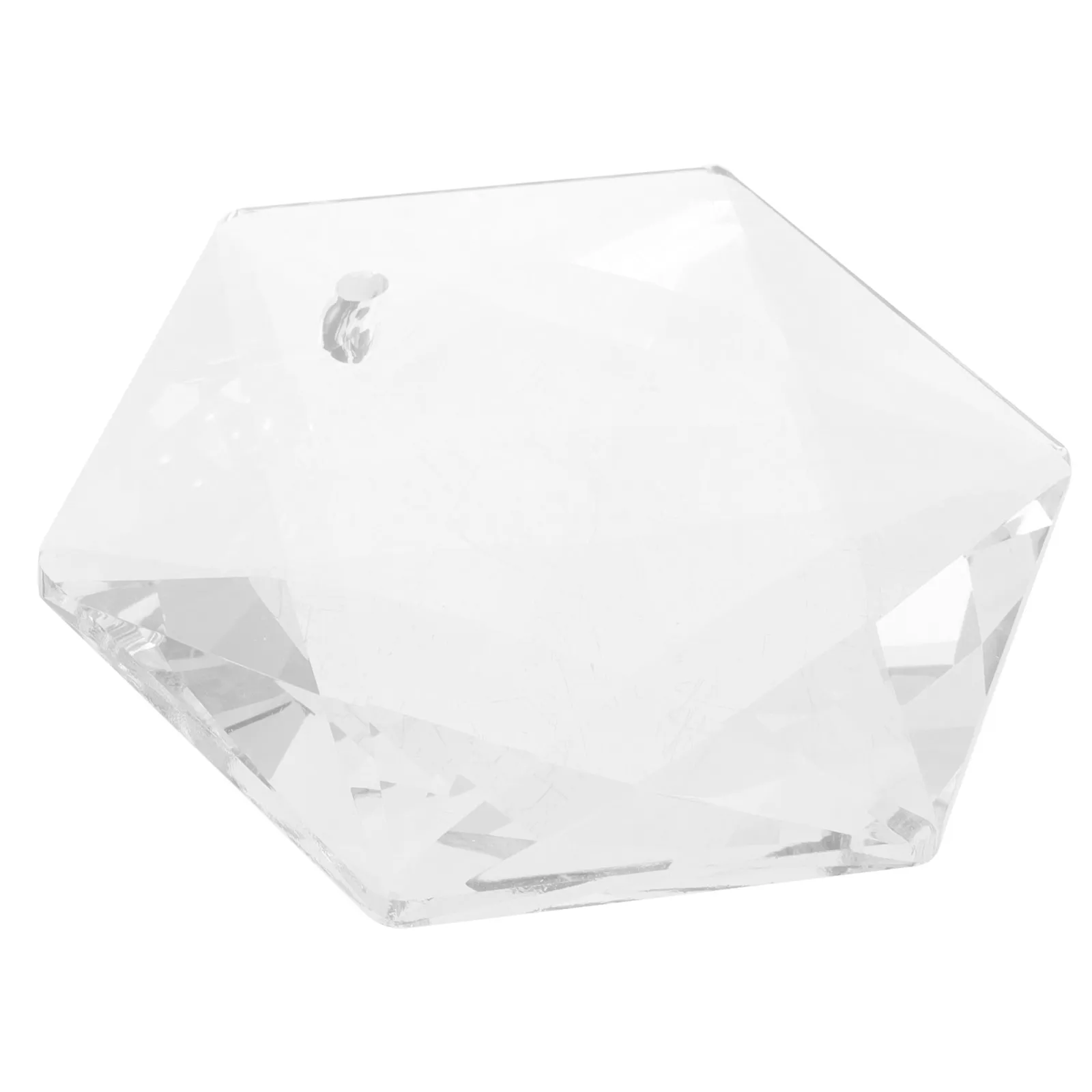 Crystal Hanging Pendant for Chandelier Ceiling Light DIY Decor Acrylic Prism Refractive Ornament Romantic Anniversary Lamp