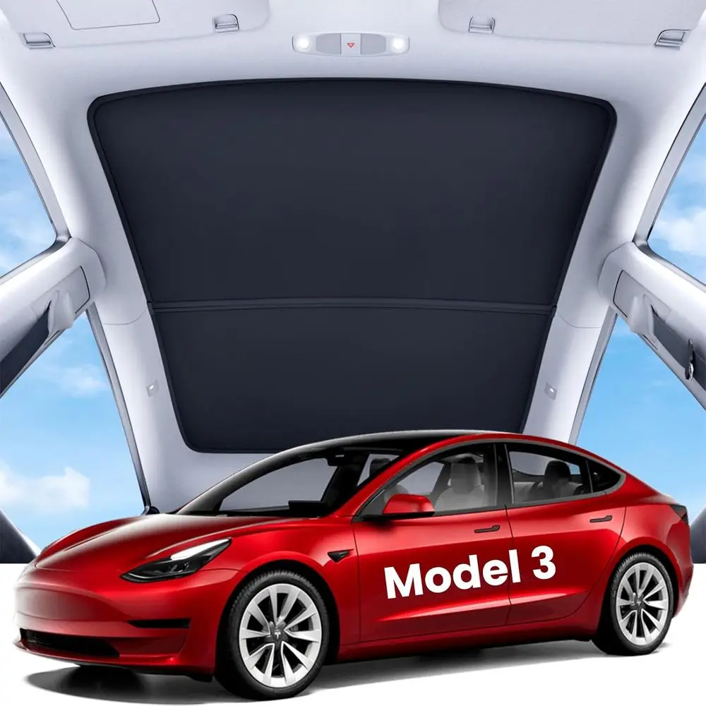 

Обновление REEVAA 2025 года, солнцезащитный козырек Tesla Model 3 на крыше [без зазоров, без провисания] Tesla 3, аксессуары, теплоизоляция, складной стеклянный люк
