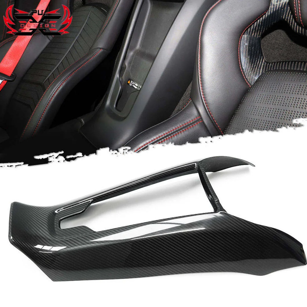 

For Corvette C8 2020-2023 Dry Carbon Fiber Wireless Charging Panel Trim Cover
