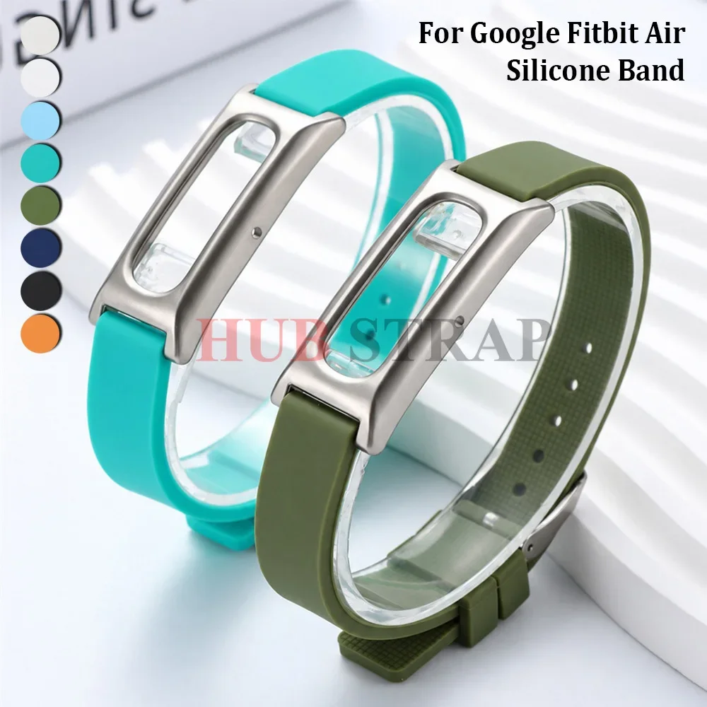 One-Piece Silicone Rubber Band for Google Fitbit Air Replacement Comfortable Sport Wristband Correa Bracelet for FitbitAir Strap