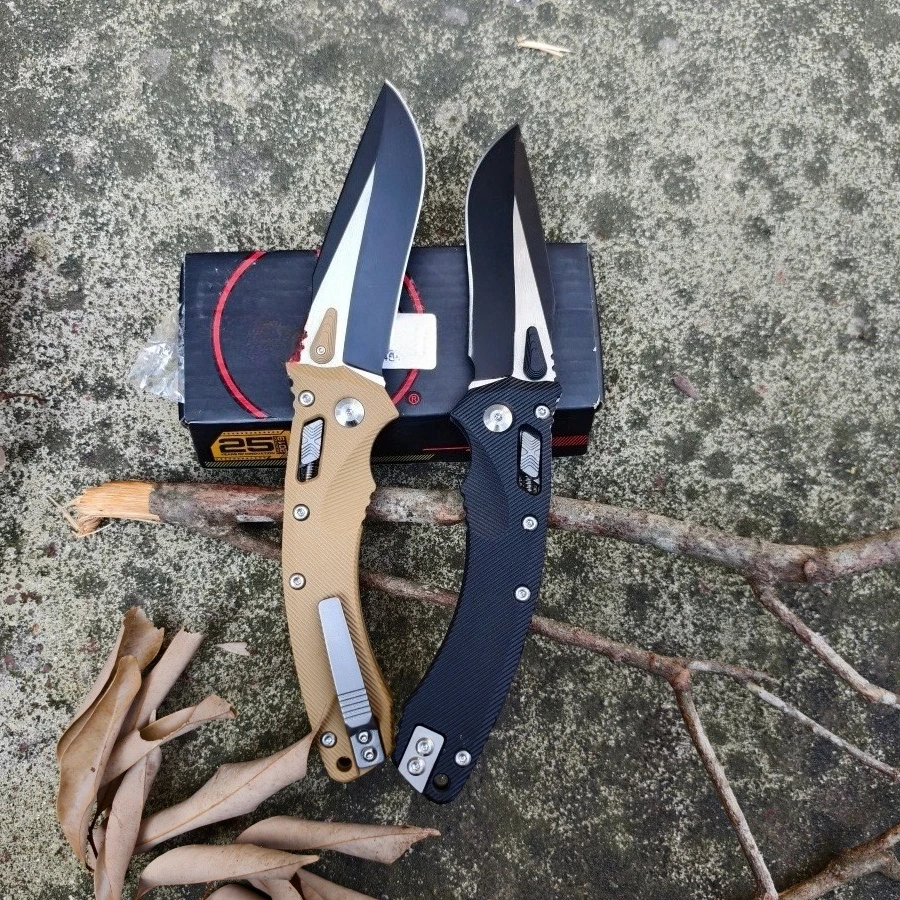 

Портативный карманный нож MSI с V-образным лезвием, легкий складной нож EDC с эргономичной рукояткой