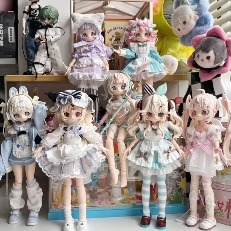 

Onemore Sugary Girls Series 1/8 Mjd Blind Box Collecte BJD Model Joint Mobility Doll Kawaii Anime Peripheral Ornament Decor Gift