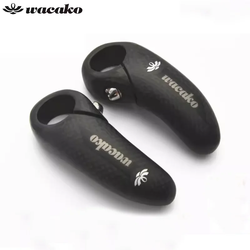 

wacako Carbon Fiber Mountain Bicycle Bar Ends Meatball Vice Grips Bike Small Auxiliary Handlebar Small Meatball Handlebar