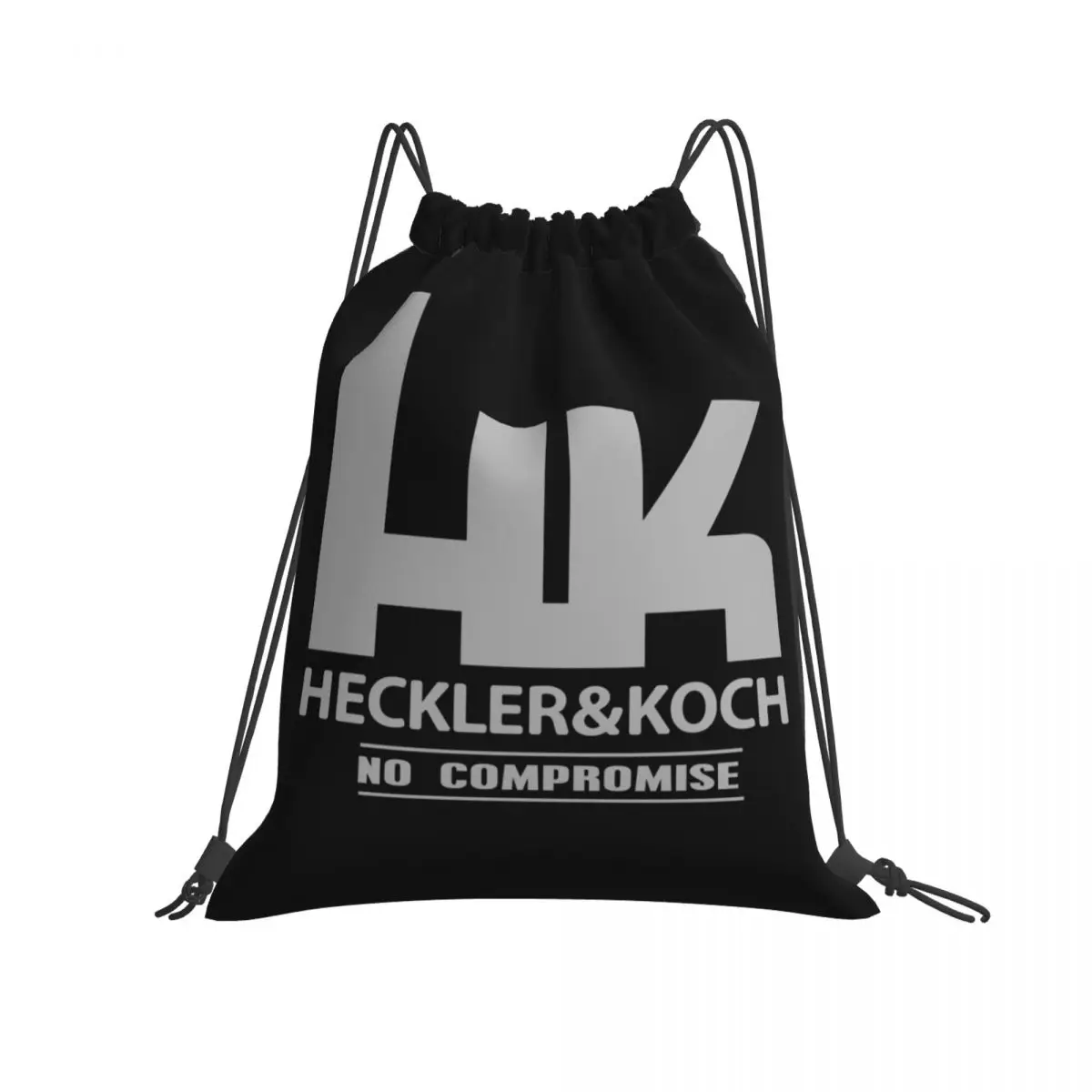 Heckler Koch Hk Mg4 Gun Pistol Riffle Military Army Drawstring Bags Gym Bag Bookbag School Sport Bag