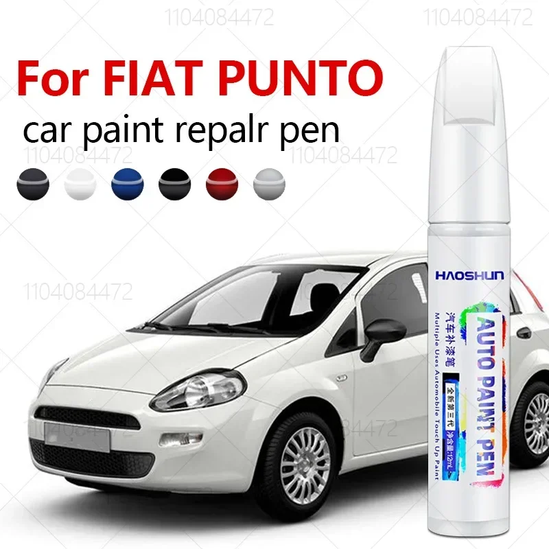 Paint Repair Pen Touch Up Scratch Remover DIY Auto Accessories Black White Yellow Green Red For FIAT PUNTO 1993-2018 176 188 199