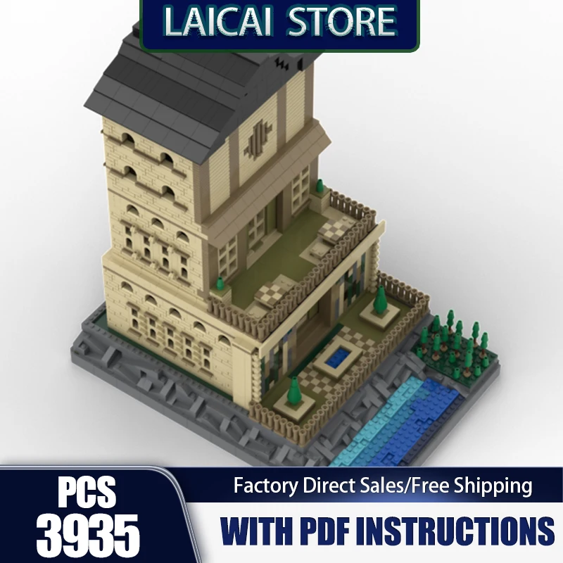 City Street View Model Moc Building Blocks Colosseum Alt Build Model Technology Bricks DIY Assembly Toys Construstion Gifts