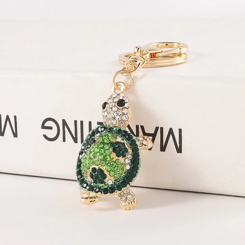 unpioncl New Turtle Rhinestone Key Chain