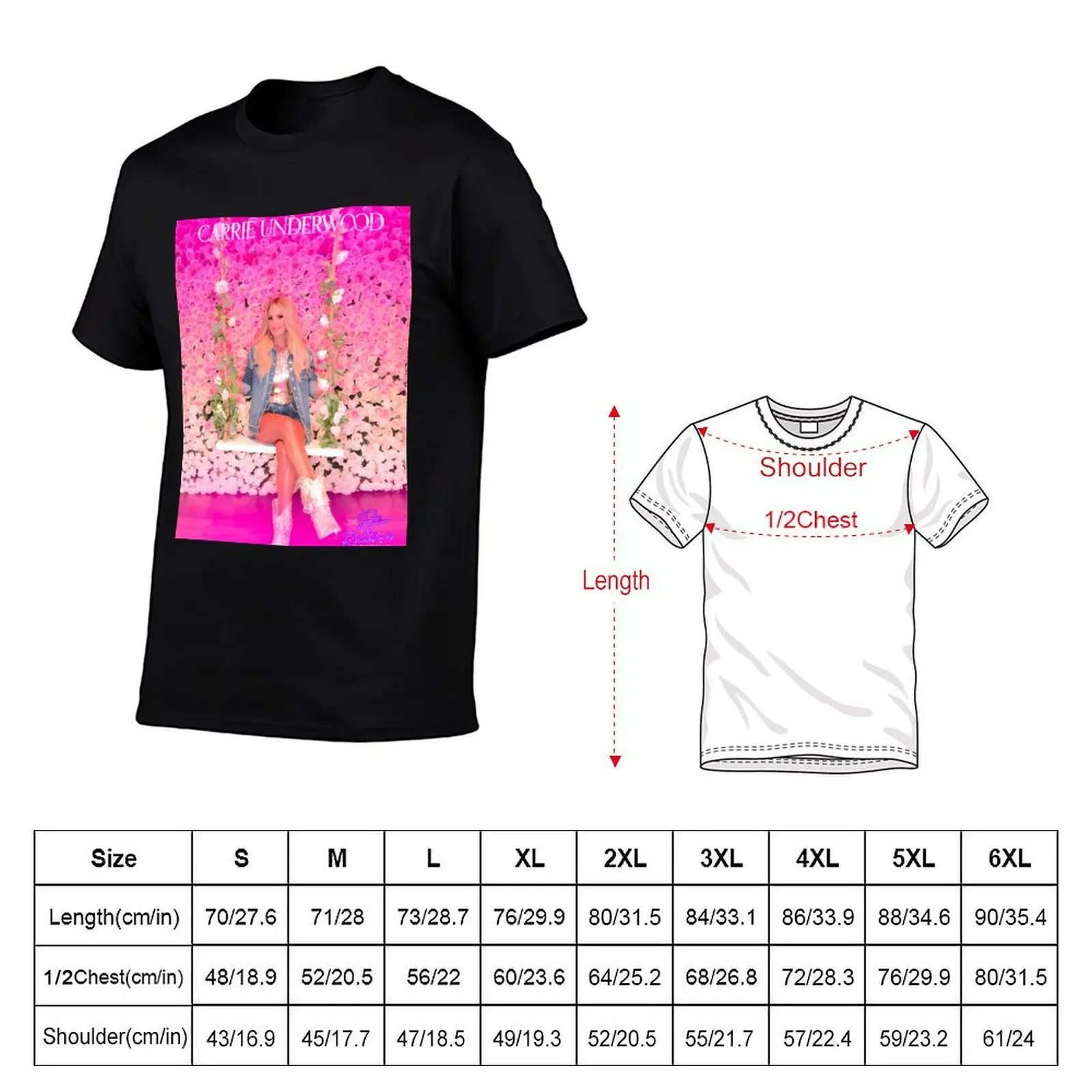 Carrie Vintage - Carrie Denim & Rhinestones Tour 2023 T-Shirt Luxury man blue archive plain white t shirts men