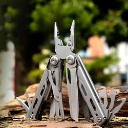 440A Steel Multifunctional Folding Knife Pliers Portable Camping Emergency Equipment Military Tactical Knife Pliers Hand Tools