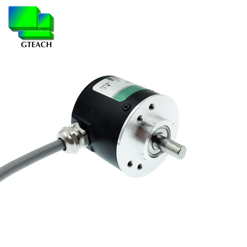 Voltage Output Encoder 300 Lines Electrical Rotary Encoder Shaft 6mm Type Incremental Rotary Encoder 3000 Rpm
