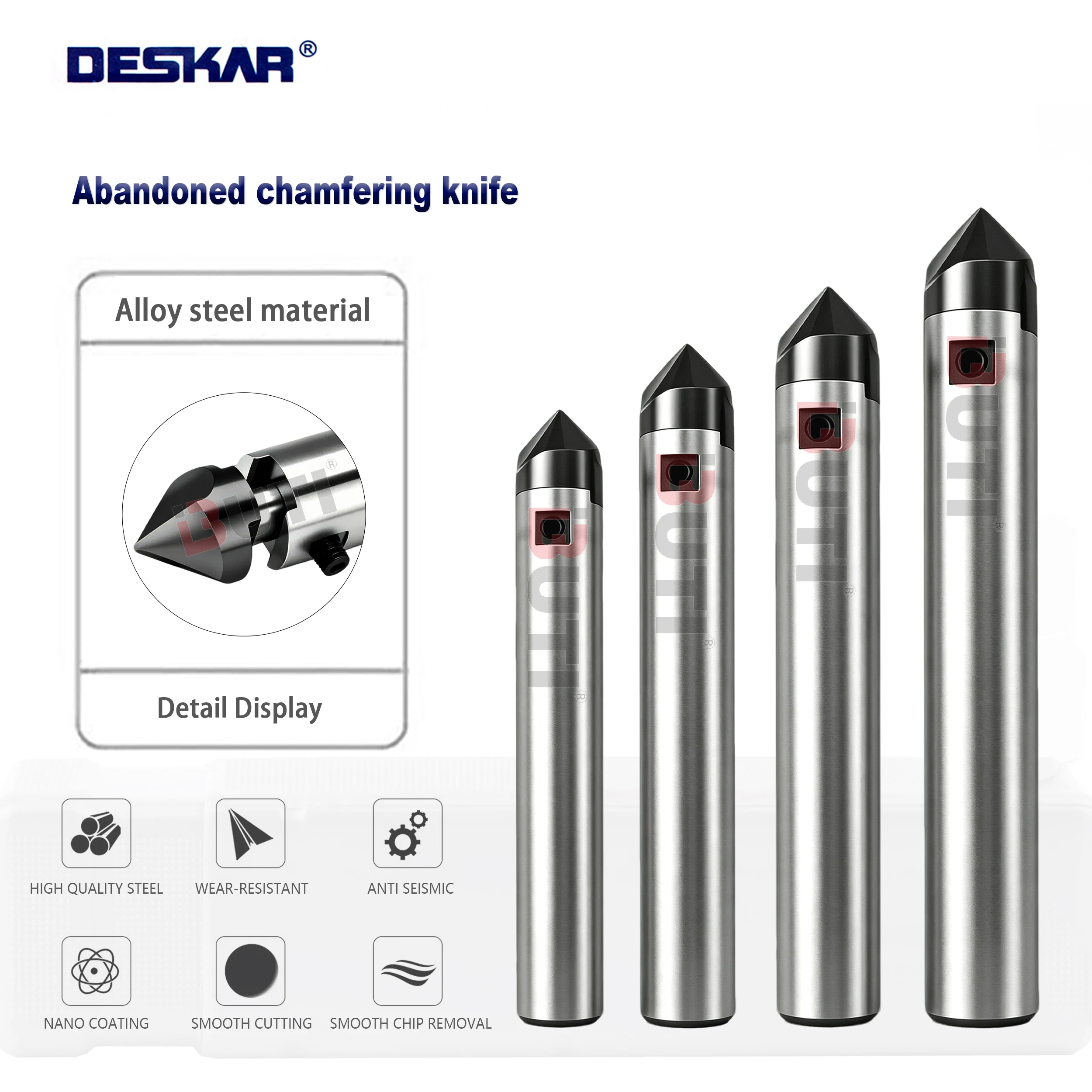Abandoned Chamfering knife Handle 90 Degree Centering Chamfering Integrated Steel Part Stainless Steel Copper Aluminum Processin