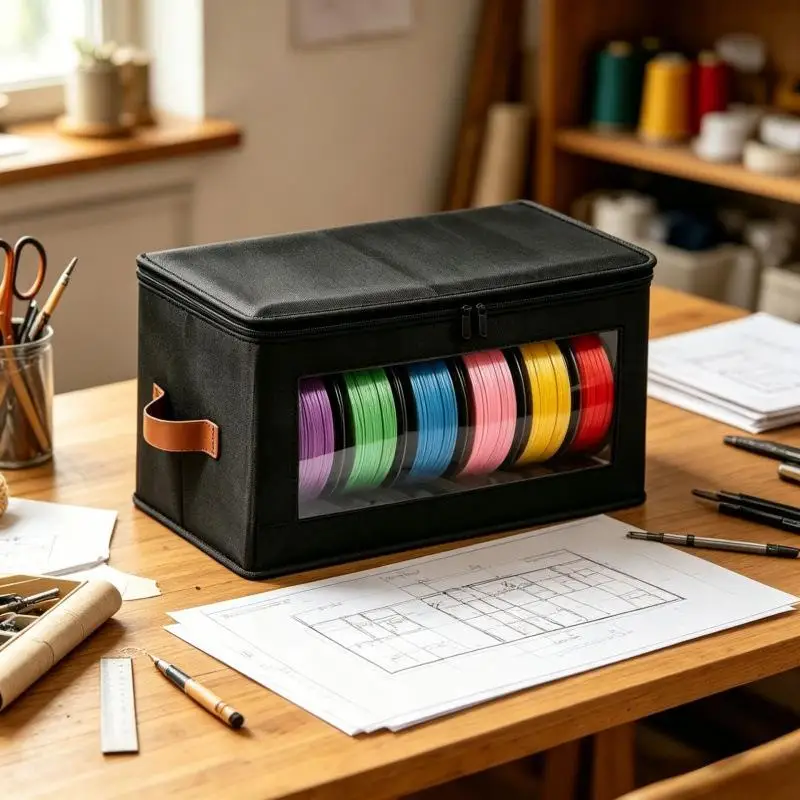 1PC 3D Printer Filament Storage Bag Filament Storage Bag Cover 3D Printing Accessories Holder Rack For Home Office Workshop