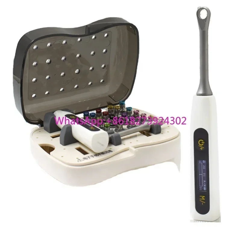 Universal Dental Implant Torque Wrench 10-40N.cm Electric Torque Wrench 16Pcs Screw Drivers Kit