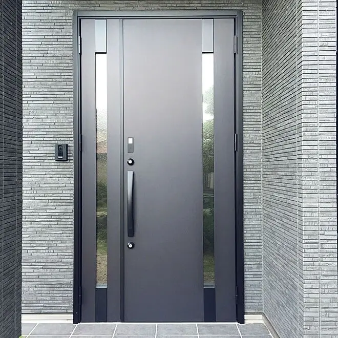 

Customized Size Modern Style Provide Security and Safety Entrance Door Hurricane Resistant Soundproof Exterior Door High Quality