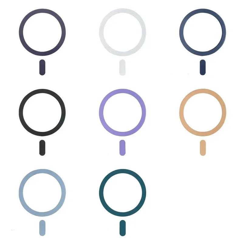 

Универсальное металлическое кольцо для Magsafe, магнитная наклейка, поддержка беспроводного зарядного устройства, лист мобильного телефона для магнитного автомобильного держателя