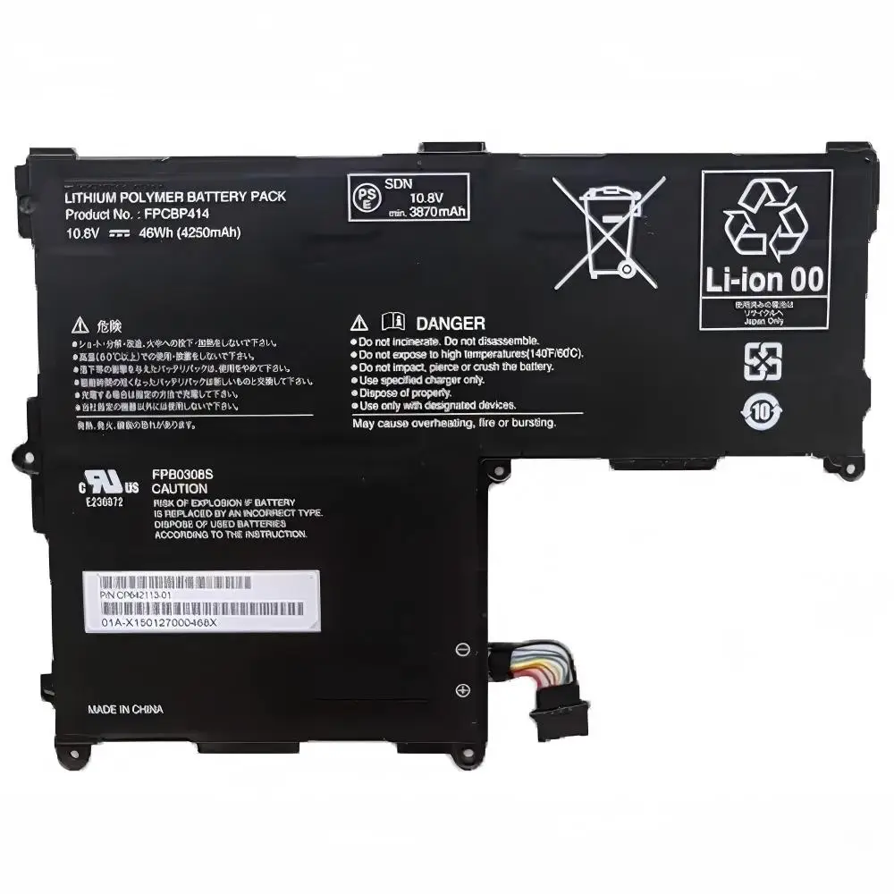 FPCBP414 FPB0308S CP642113-01 Laptop Battery for Fujitsu Stylistic Q704 10.8V 46Wh
