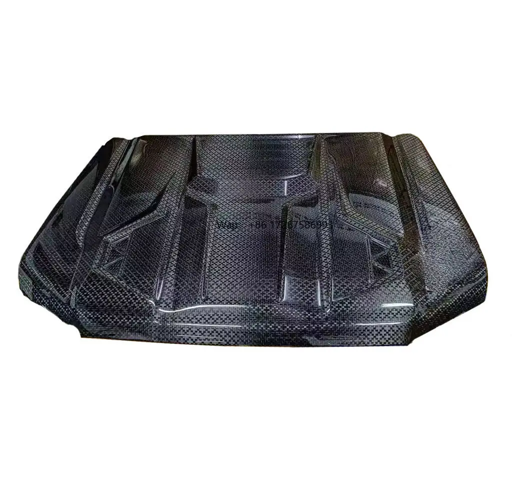 

New Condition Carbon Fiber Engine Hood for Ranger T7 Auto Facelift Car Body Kit Accessory