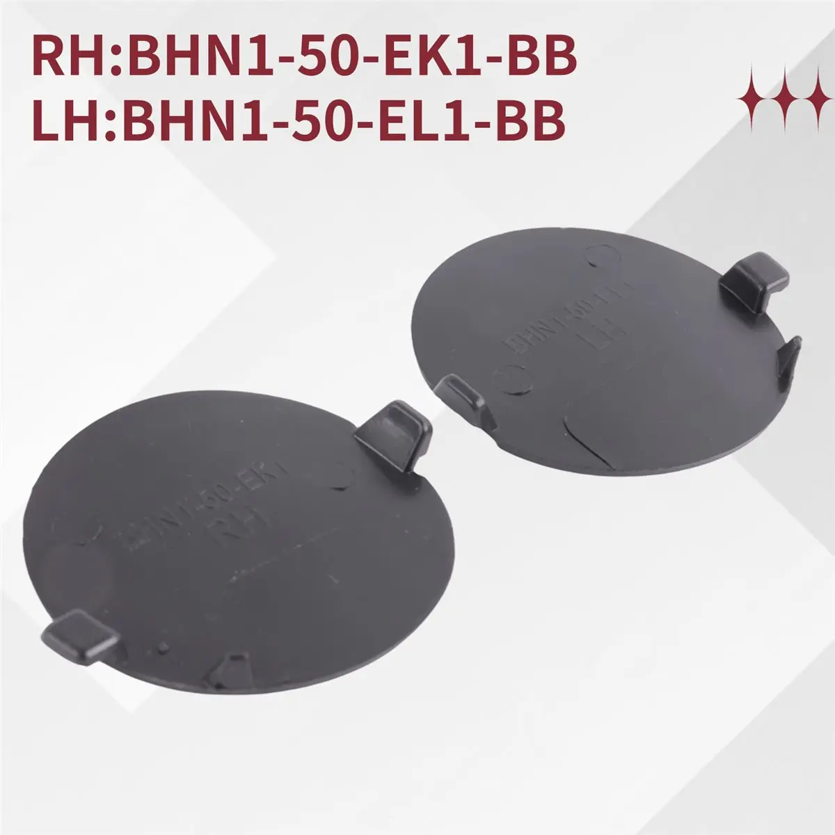 #28J (Black)BHN1-50-EK1-BB BHN1-50-EL1-BB Car Rear Bumper Tow Hook Cover Cap,Automotive Parts & Accessories