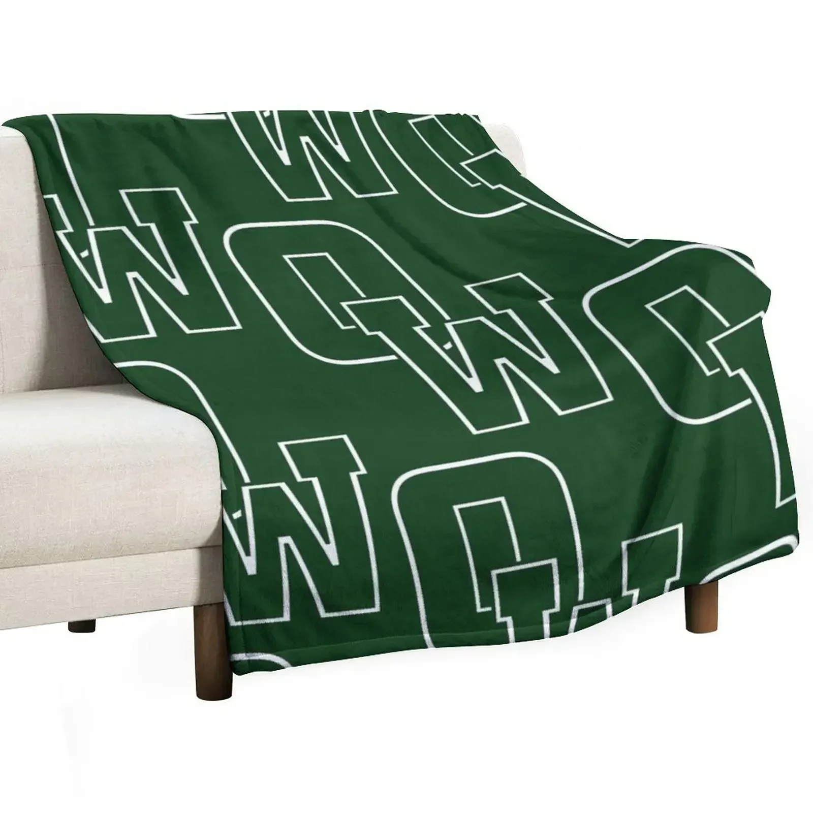 NY at Old Westbury PTeam Throw Blanket Cute Plaid Decorative Sofa Kid'S Blankets