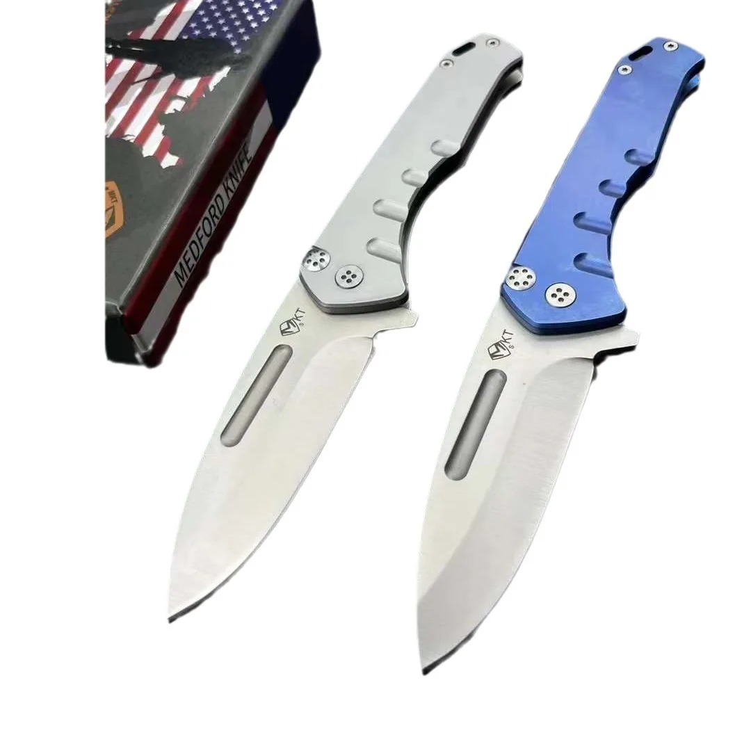 Outdoor folding knife Heavy duty folding knife High hardness D2 all-steel folding knife camping self-defense knife fruit knife