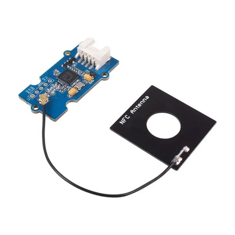 

Модуль Grove PN532 с антенной, 13,56 МГц, бесконтактная связь, протоколы ISO14443 Type A и Type B, I2C UART