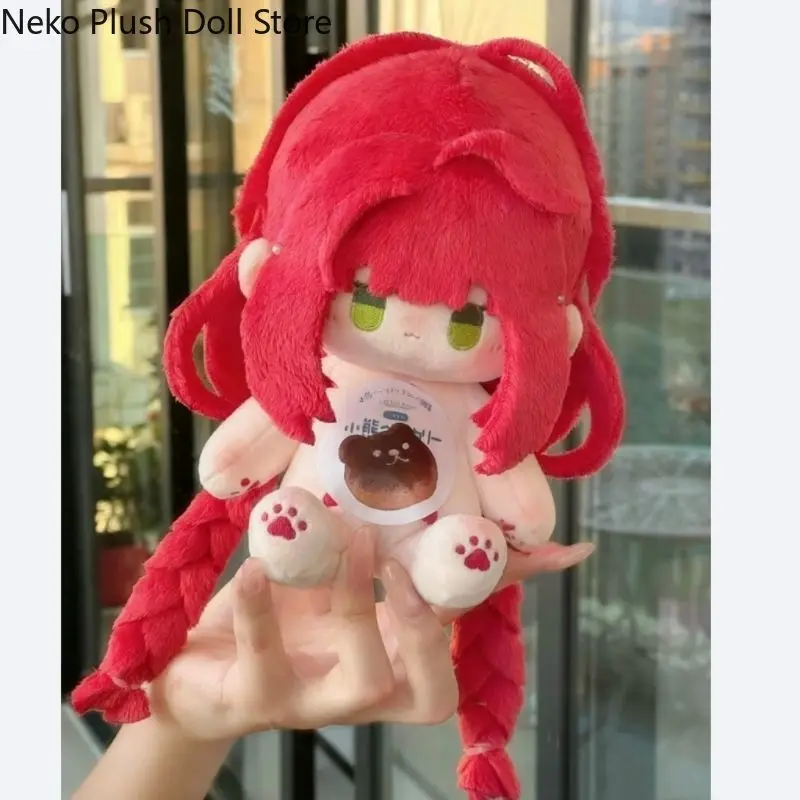 Zenless zona zero ukinami yuzuha jogo 20cm bonito macio pelúcia boneca corpo cosplay dos desenhos animados vestir-se brinquedo figuras bonecas presente