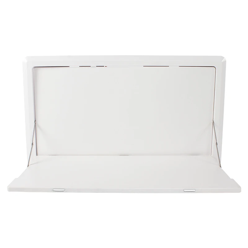 White/Black 800*450*26mm RV Exterior Table with/without LED Light Caravan Folding Picnic Table Wall Mount Camping Table RV Parts