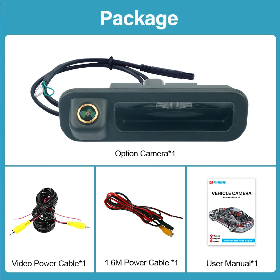 HaiSunny 170° HD AHD 1080P Rear View Camera For Ford  Focus 2  Focus 3 MK3 ST SE Wagon Turnier B-Max Bmax Night Vision Reversing view 6