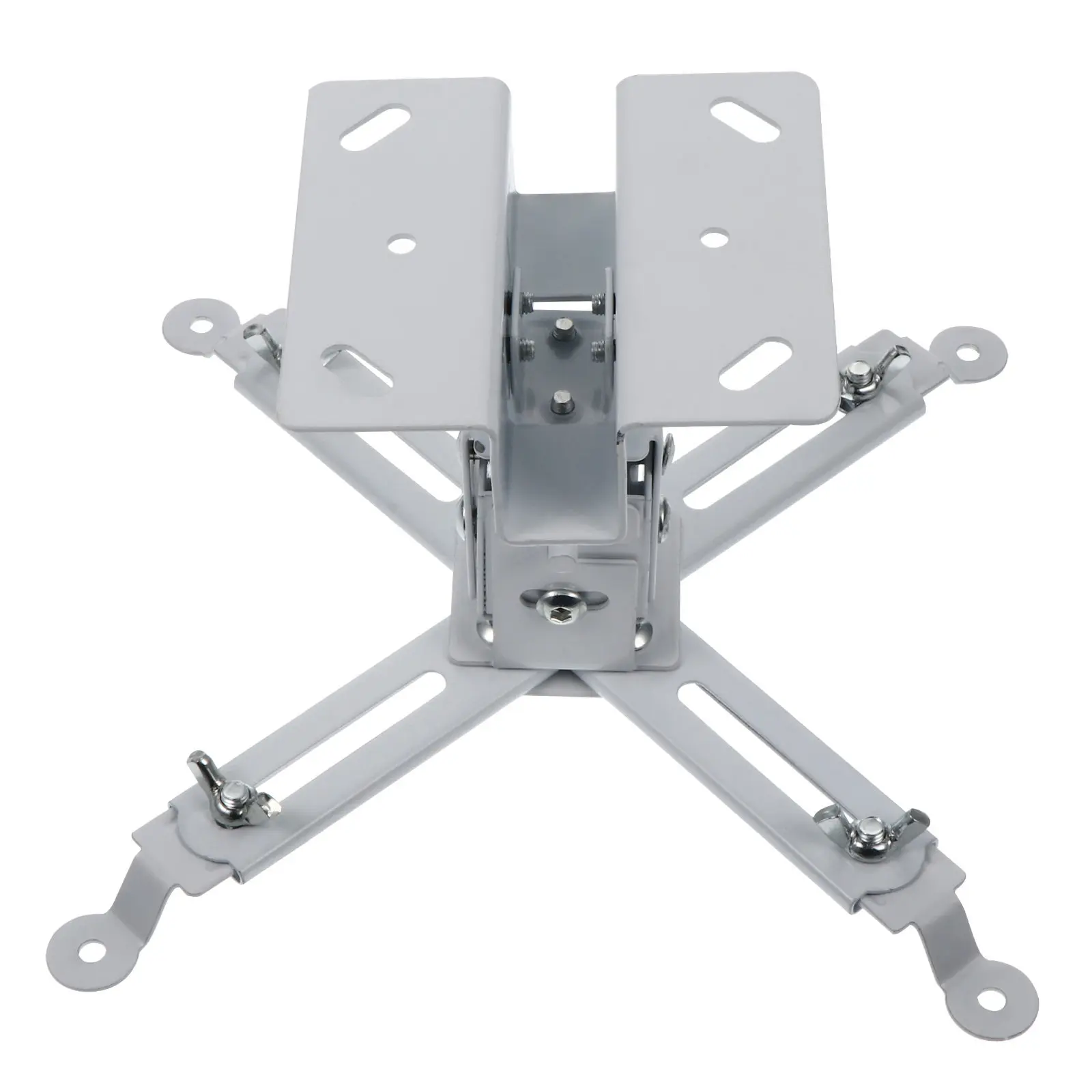 Universal Adjustable Projector Mount Bracket Heavy Duty Carbon Steel Ceiling Wall Floor Stand Fits Most Projectors Up to 30Kg 2