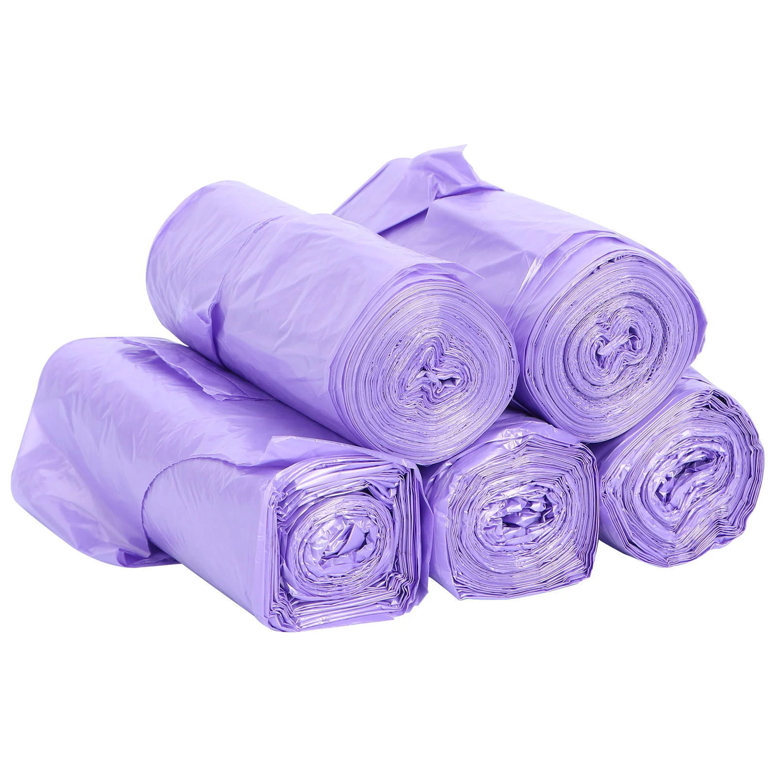 5 Rolls for Garbage Car Dusbin Bags 60 Trash Storage Strong Point Break Office Vinyl Load String