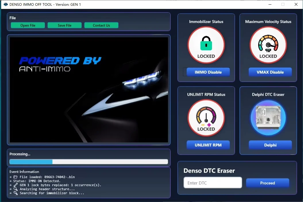New For TOYOTA TUNER V2 DTC OFF for TOYOTA / DELPHI ECUS / LEXUS DENSO Support DISABLE IMMOBILIZER & VMAX OFF & UNLIMITE RPM