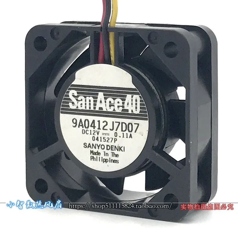 ORIGINAL 9A0412J7D07 12V 0.11 4015 40*40*15mm NEW COOLING FAN RADIATOR