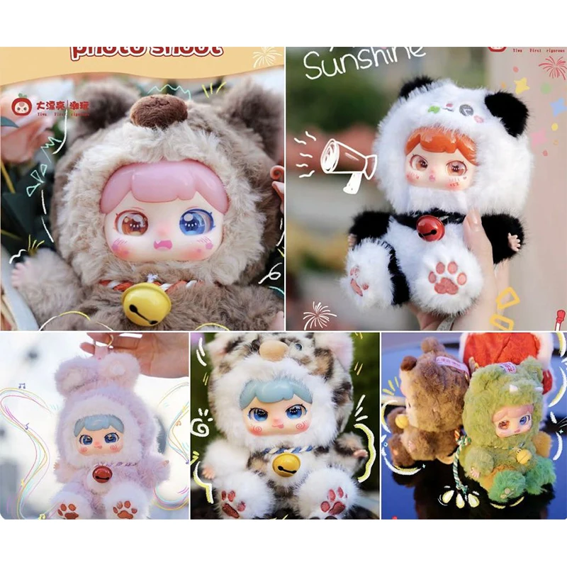 

New Product In Stock Baby Three Little Bubble Lucky Bell Series Random Blind Box Cartoon Cute Doll Friends Holiday Gift