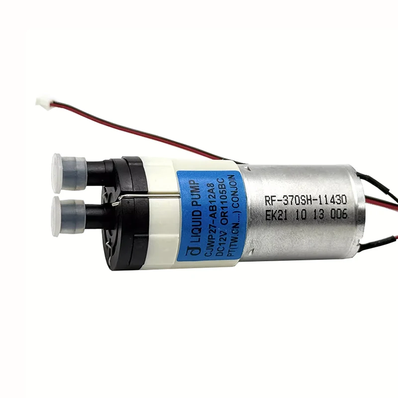 

CJWP27-AB12A8 Mini 370 Water Pump DC 12V 0.8L/min Micro 27mm Diaphragm Liquid Pump DIY Dispenser Tea Table Pumping