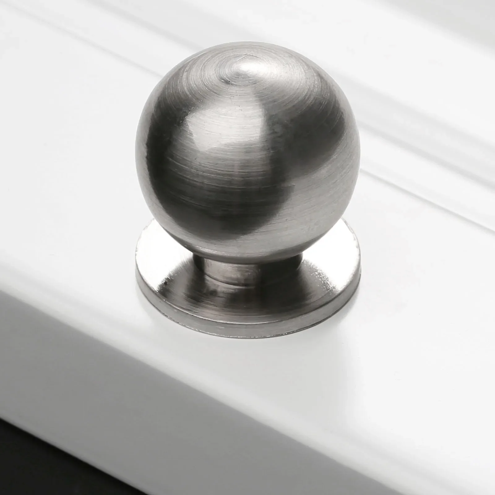 1Pc Aluminium Alloy Simple Round Ball Door Handles Furniture Kitchen Cabinet Knobs Wardrobe Cupboard Dresser Drawer Pulls Handle