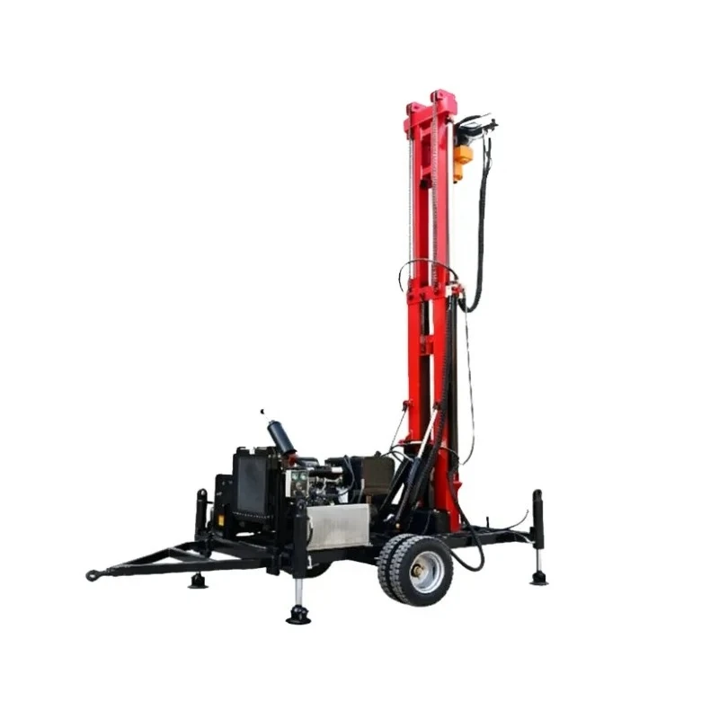 

Прямые продажи, высококачественная небольшая колесная установка для бурения водяных скважин, многофункциональная установка для орошения на ферме, бытовая техника