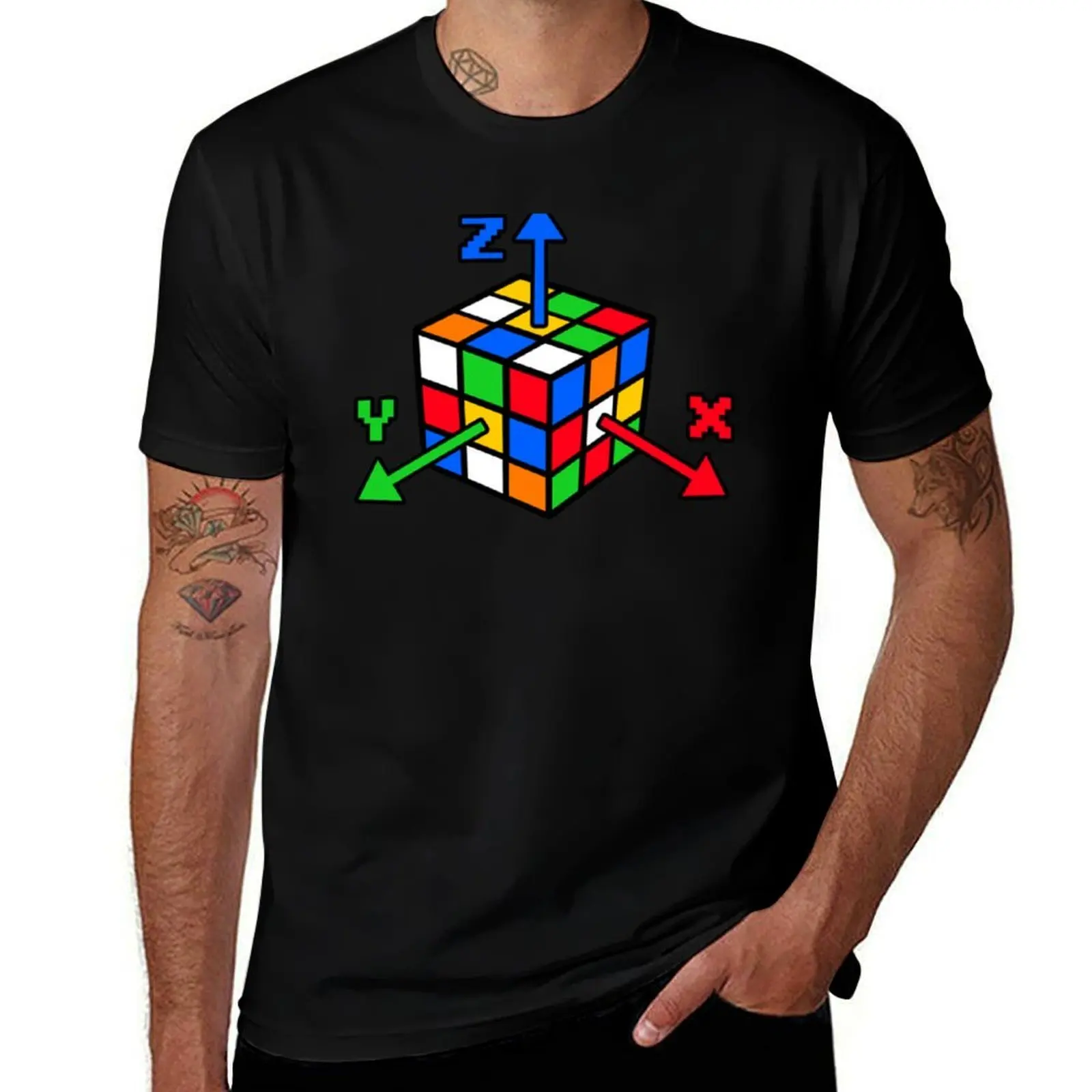 Default Cube T-Shirt man t shirts cotton T-Shirt