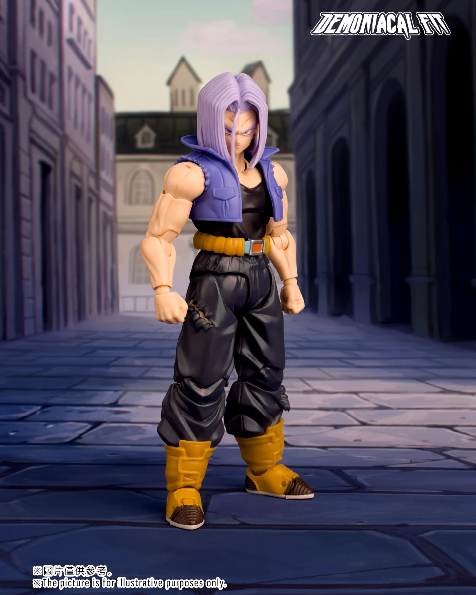 Demoniacal Fit SHF Trunks Figurka Dragon Ball Z Super Saiyan Chłopiec z przyszłości Syn jutra Figurka akcji Model Zabawka Dziecko