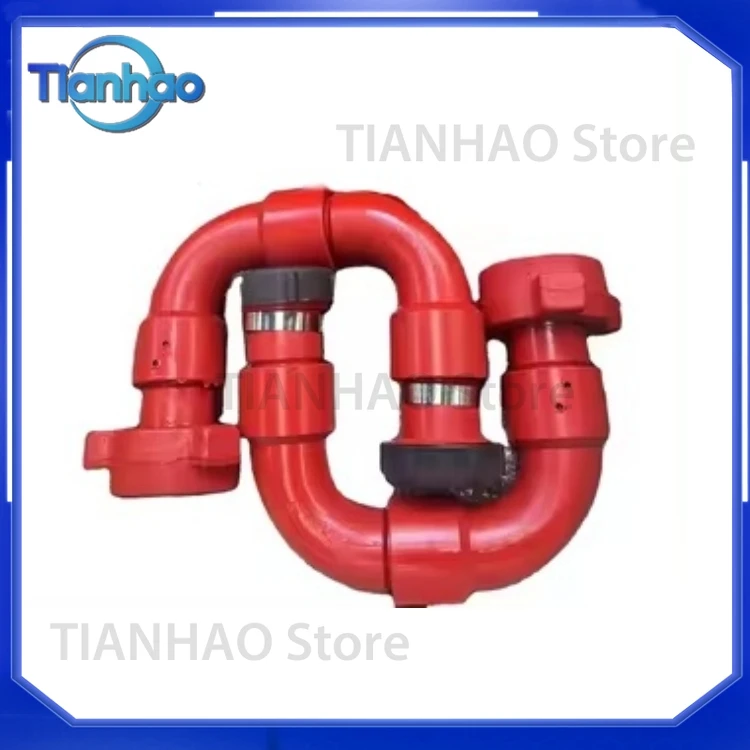 High Pressure Threaded Connection Fitting Frac Elbow Swivel Joint for Oil Drilling Repair and Fracturing Pipelines
